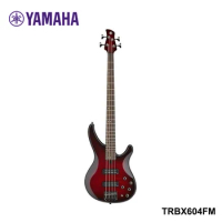 Yamaha TRBX604FM TRBX Series 4-String Professional Electric Bass Guitar