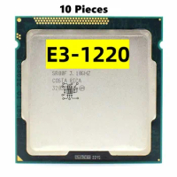 10PCS Xeon E3-1220 E3 1220 3.1 GHz Quad-Core Quad-Thread CPU Processor 8M 80W LGA 1155