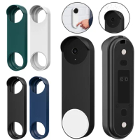 For Google Nest Doorbell Wired 2nd Gen Silicone Cover Waterproof UV Weather Resistant Protective Cover Doorbell Skin Case