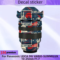 For Panasonic LEICA DG VARIO-SUMMILUX 10-25mm F1.7 Lens Sticker Protective Skin Decal Film Anti-Scratch Protector Coat 10-25 1.7