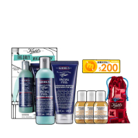 【契爾氏】官方直營 極限男性清爽保濕組(Kiehl’s/禮盒/潔面露250ml+活膚乳液200lml)