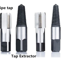 High speed steel Pipe thread tap Water pipe Faucet Tap Extractor pipe repair set G1/8-G1 pipe hand tools