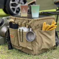 戶外裝備收納袋工具包結實耐用露營收納包野炊儲物大容量戰術包地 戶外用品 露營用品