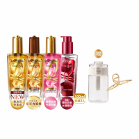 【LOREAL Paris 巴黎萊雅】金緻護髮精油3入組 100ml(金色/棕色/柏木櫻桃/玫瑰/草本/護髮精華 任選)