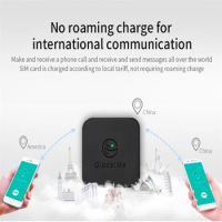 Glocalme Simbox Multi 4 SIM Dual Standby 4G Roaming Adapter for iPhone Android No Need Carry Work wi/ WiFi Data to Make Call SMS