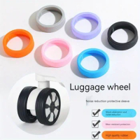 Luggage Wheels Protector Silicone Wheels Caster Shoe Trolley Case Reduce Noise Silent Caster Sleeve Luggage Suitcase Accessories