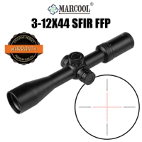 Marcool EVV 3-12X44 SFIR FFP Scope for Hunting Rifle Tactical Optics Sight for Airsoft Fits for .223 .308 30mm Tube Dia.
