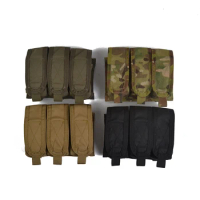 TW-M027 Delustering TwinFalcons Tactical MOLLE 9mm Pistol Triple Magazine Pouch Airsoft Hunting