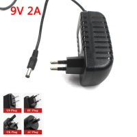 DC 9V 2A Power Adapter Rod Audio Charger Cable Monitoring 9V 2000ma