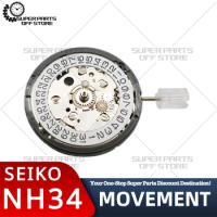 Japan Original Brand New Nh34a Seiko Automatic Mechanical Movement Nh34 Movement 4hands Watch Accessories