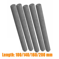1 pcs Ferrite Rod Bar Loopstick For Radio Antenna Aerial Crystal 100/140/160/200mm