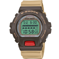 【CASIO 卡西歐】G-SHOCK 復古時尚運動錶(DW-6600PC-5)