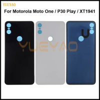 Back Battery Cover Rear Door Panel Housing Case Replacement Part For Motorola Moto One P30 Play Battery Cover