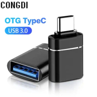 Type C To USB 3.0 OTG Adapter USB C Male To USB Female Converter For Macbook Air Pro Samsung S21 Xiaomi Huawei C Mouse OTG Plug