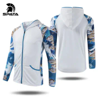 2025 Spata New Fishing Clothing Long Sleeves Men Coats Sun Protection Coat Shirts Fishing Jerseys Cy