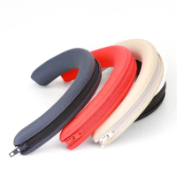 Silicone Headband Protective Cover Case Replacement Headphone Headband Sleeve with Zipper for Sony WH-1000XM5 Headset