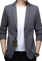 Twenty Eight Shoes 男士華夫格西裝外套 TX-SJ9123