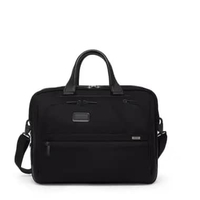 TUMI ALPHA Medium 15" Expandable Briefcase Bag - Tas Kerja Pria - Black