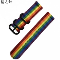 ★免運【現貨】適用潛水電腦手表ATMOS MISSION ONE防水透氣速幹防水尼龍表帶男★