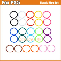 5PCS 3D Analog joystick Thumb stick Rings Plastic Accent Ring belt For PS5 Controller Game Accessories