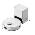 LIECTROUX M70 Pro Robot Vacuum Cleaner - Putih, 3L Kapasiti Debu, 6500Pa Kuasa Hutan, Auto Kosongkan Debu