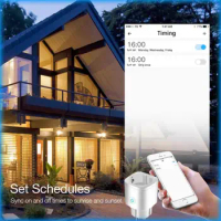 Works With Alexa Google Home Wifi Socket Wifi Dual Mode bluetooth-compatible Wifi Dual Mode Socket Smart Plug
