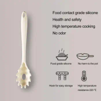 Cooking Utensils Practical Comfortable Grip Flexible Spatula Leak Large Spoon Cooking Utensils Cooking Tool