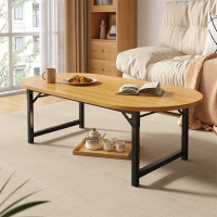 椅子 餐桌 折疊茶幾小戶型客廳家用簡約現代戶外便攜折疊桌橢圓餐桌簡易飯桌