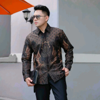 Kemeja batik pria lengan panjang slimfit dobi premium kiyyAra mandra kusumo