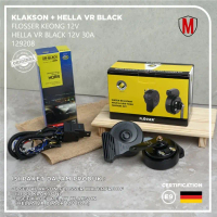 PROMO - KLAKSON KEONG MOBIL MOTOR BMW FLOSSER WATERPROOF + KABEL RELAY SET