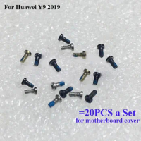 20PCS a set Black Screw For Huawei Y9 2019 mainboard motherboard Cover Screws Parts For Huawei Y 9 2019