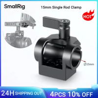 SmallRig 15mm Rod Clamp Single Rod Mount for EVF Mount 15mm Rods Support System Microphone Mounts LCD Light -1995