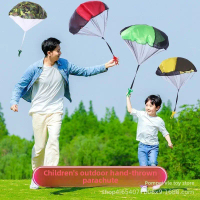 Children's hand-thrown parachute toy, aerial parachute with soldier figure, outdoor sports toy - Mag
