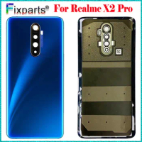 New Battery Cover For Realme X2 Pro Back Cover Replacement For Oppo Realme X2 Pro Back Housing RMX1931 Back Cover Battery Case