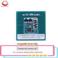 53K Compatible C930X72G C930X73G Drum Chip For Lexmark X945e 940e C930 935 Cartridge
