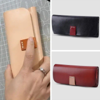 【LEEHER】母親節禮物 男包/墨鏡盒/真皮眼鏡盒/多功能收納包/磁扣眼鏡包/近視鏡皮套/太陽鏡保護套/真皮筆袋