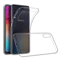 Luxury Transparent Silicone Phone Case for Samsung Galaxy A10s A20s A30s A40s A41s A50s A70s Soft Clear TPU Back Cover Housing