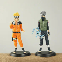 17cm Anime Naruto Figure Uzumaki Naruto Kakashi Uchiha Sasuke Itachi Cute Toys Q Figurals Decoration Model