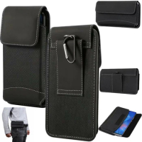 High Quality Oxford Cloth Belt Clip Leather Pouch For Oukitel WP17 C25 K9 Pro F150 IIIF150 R2022 F150 B2021 Bison 2021 Bag