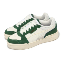 【PUMA】休閒鞋 CA Pro Lux III 男鞋 女鞋 米白 綠 麂皮 厚底 復古 情侶鞋(395203-03)