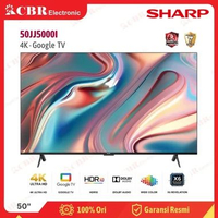 TV SHARP 50INCH 50JJ5000I ( 4K β Google TV )