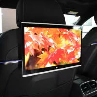 13.3Inch Android 12.0 3GB+32GB Car Headrest Monitor For Audi Q8 4K HD 1080P TV Screen WIFI/Bluetooth/USB/SD/Mirror Link/Miracast