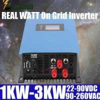 1000w 2000w 3000w Pure Sine Wave Inverter Voltage Transformer DC12V/24V To 220V Power Converter Home Camping Solar Inverter