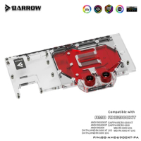 BARROW 6900 GPU Water Cooling Block,Full coverage For AMD Founder Edition MSI Sapphire RX 6900 6800 XT,BS-AMD6900XT-PA