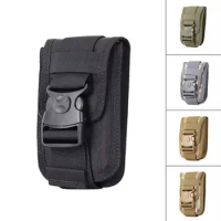 Universal Military Tactical Holster Hip Belt Bag Waist Phone Case For Asus ZenFone 4 Max Pro S425 / Irbis SP21 Phone Sport Bags