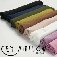 Floy Fabric KAIN CEY AIRFLOW PER 0,5 METERAN kain eceran bahan gamis, kulot, kemeja, blouse