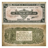 Koleksi Uang Kuno / Uang Jadul / Perlengkapan Dekorasi Atau Pajangan Kertas / Hiasan Dinding / Seten