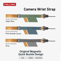 FALCAM M00A3801 M00A3801B M00A3801G Maglink Quick Magnetic Buckle Camera Wrist Strap Universal Photography DSLR SLR Camera Strap