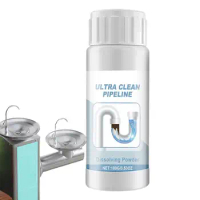 Pipe Dredge Agent 100g Drain Clog Remover Pipe Cleaner Pipe Dredge Deodorant Drain Clog Remover Toilet Dredge Powder Pipeline