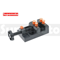 【Supamoto】平口迷你虎鉗(小型/台鉗/固定式/多功能/桌上型工作鉗/工作台)